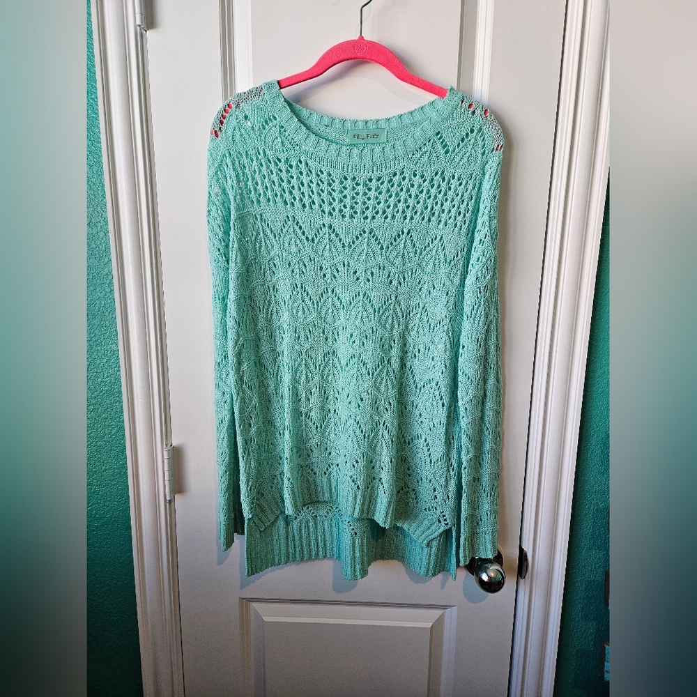 Light Blue Knit Sweater